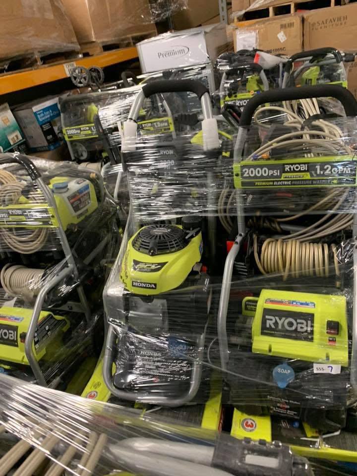 Bulk Ryobi pressure washer liquidation Bulk Ryobi pressure washer liquidation