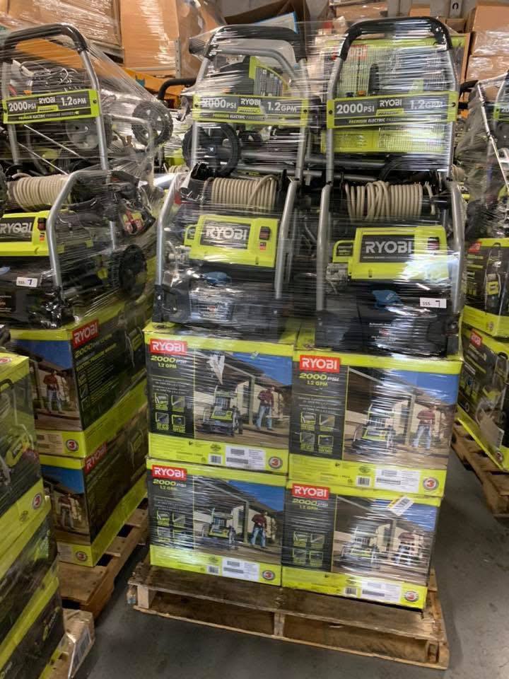 Wholesale Ryobi power washer pallets Wholesale Ryobi power washer pallets