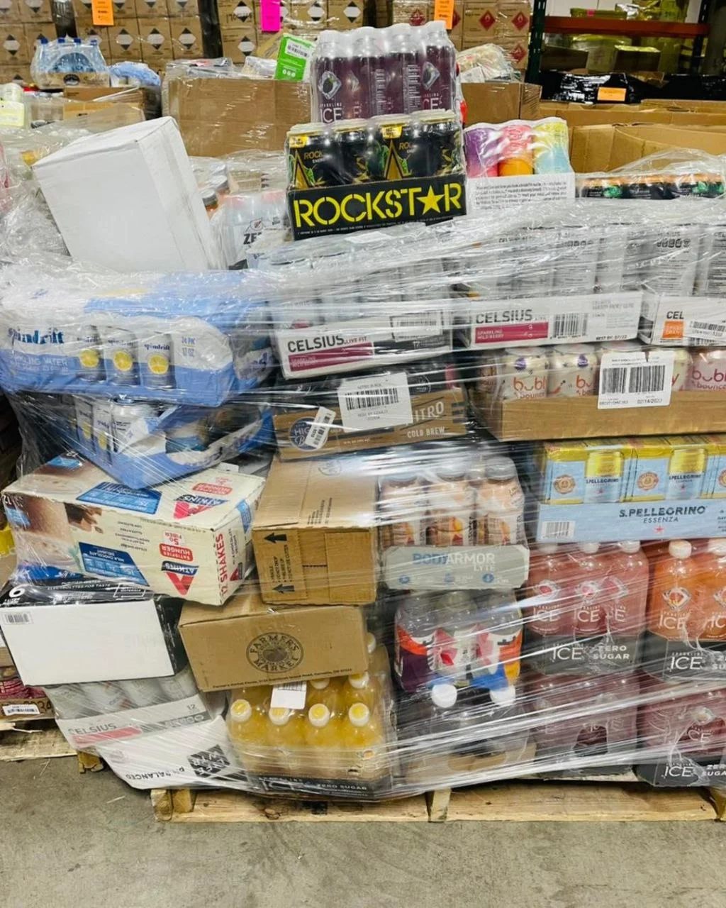 Buy Beverage Liquidation Pallets For Sale - Buy Bulk Discount Drinks